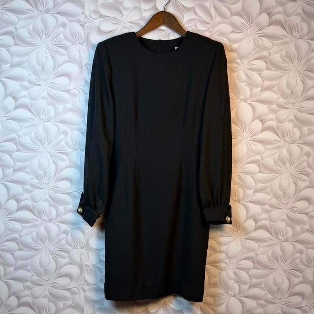 Vintage Leslie Fay black dress – size 10